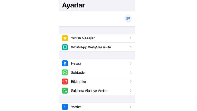 Adım #3: Hesap seçeneğine dokunun:<br>  Ayarlar sayfası üzerinden WhatsApp hesabınız ile ilgili pek çok düzenleme ve ayarlama yapabilirsiniz. Hesap seçeneği ile hesap ayarlarınızın detaylı görüntülendiği sayfayı açmış ve hesap bilgileri raporunu almak için ilk adımı atmış olursunuz.