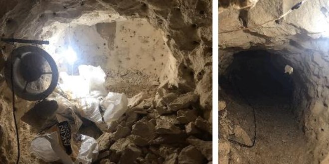 Define için 45 metre uzunluğunda tünel