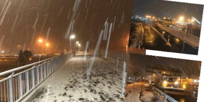 İstanbul'da kar yağışı akşam saatlerinde etkili oldu