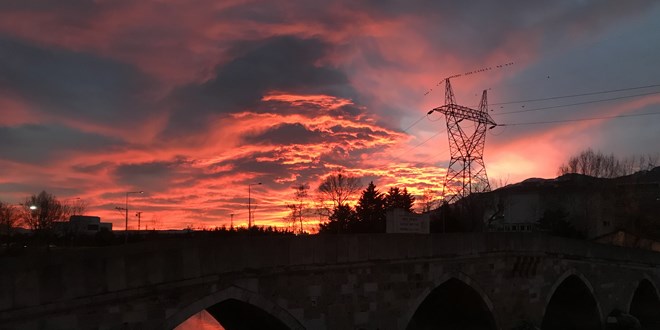 Bursa'da gün doğumu
