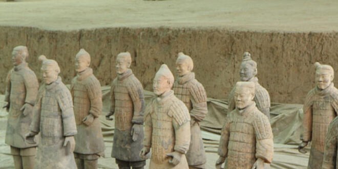 Çin'in kilden askerleri Terracotta Savaşçıları