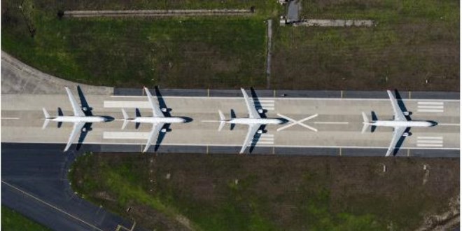 Pandemi etkisi: Atatürk Havalimanı uçak park alanına dönüştü