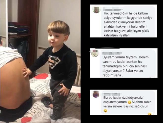 BAŞ SAĞLIĞI MESAJLARI YÜREKLERİ DAĞLADI  Cinayetlerin ardından Tokkal ailesine sosyal medyada paylaşılan fotoğraflara yorum yaparak binlerce kişi baş sağlığı diledi. Özellikle 4 yaşındaki Ali Doruk?un babasıyla görüldüğü videoya yapılan "Hiç tanımadığım halde kalbim acıyor, uykularım kaçıyor. Bir saniye aklımdan çıkmıyorlar. Dilerim Allah?tan hak yerini bulur. Elleri kırılsın bu güzel aile kıyan pislik kahrolsun inşallah? ile ?Uyuyamıyorum teyzem. Benim canım bu kadar acırken hiç tanımadığım biri için sen nasıl dayanıyorsun? Sabır versin Rabbim sana? yorumlar yürekleri dağladı.