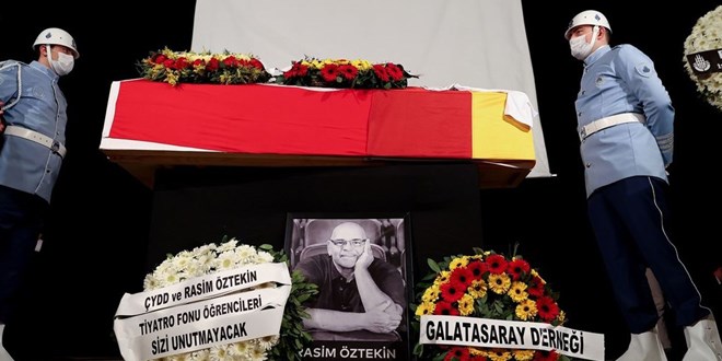 Usta sanatçı Rasim Öztekin'e veda