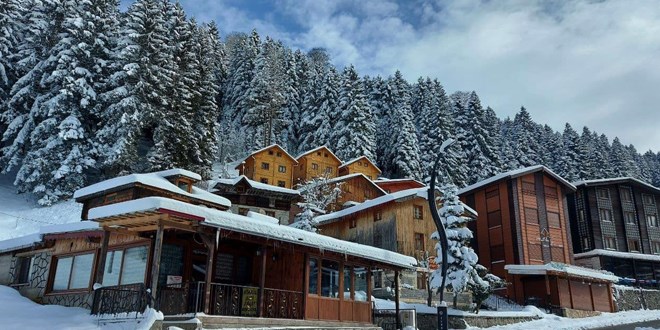 Ayder Yaylası'nda kış manzaraları
