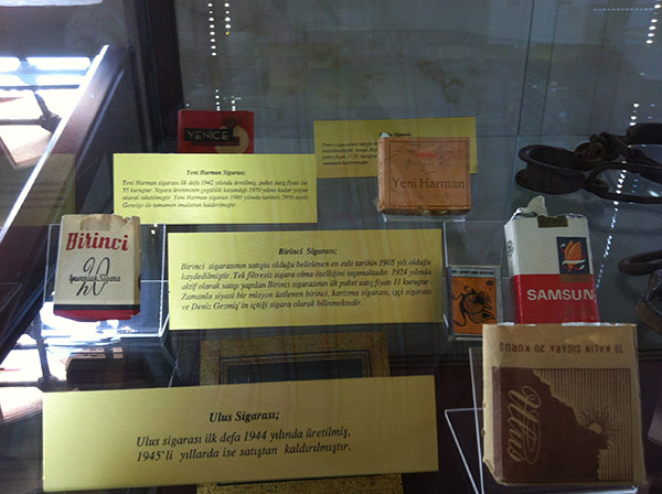 O zamanın sigaraları...