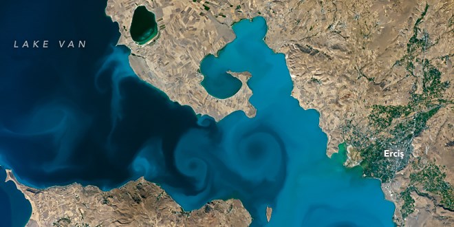 Van Gölü'nün fotoğrafı NASA'nın favorileri arasında