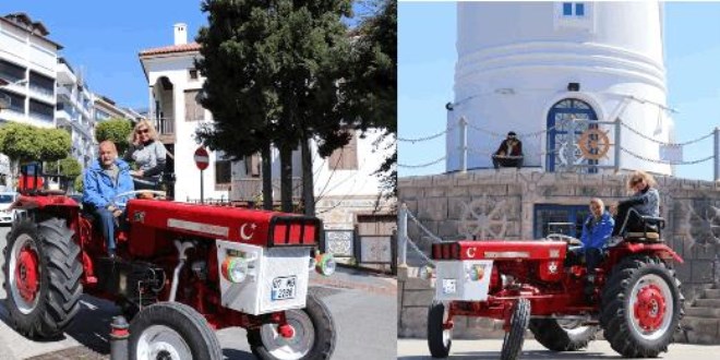 Ederinden fazla harcadıkları traktörle hayalini gerçekleştirdi