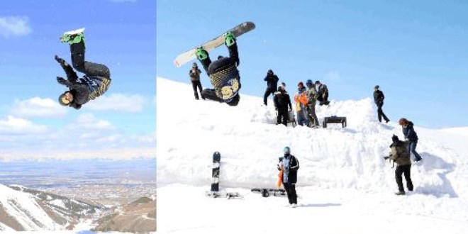 Kısıtlamada Palandöken'de adrenalin