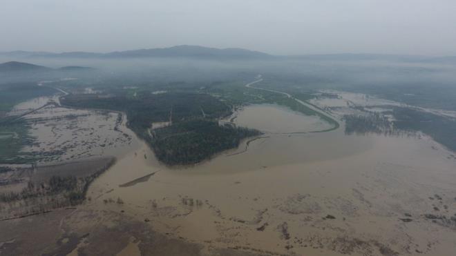 Her mevsim yerli ve yabancı ziyaretçilerin ilgi gösterdiği 764 hektar alandaki doğal güzellik, drone ile görüntülendi.