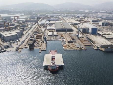 Asya?dan Avrupa yakasına 1915 Çanakkale Köprüsü?nün deniz üzerindeki yolu toplamda 86 tabliye bloğundan oluşacak.