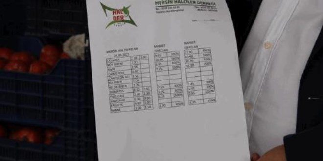Fırsatçı marketler ile haller arasındaki fiyat farkına bakın!