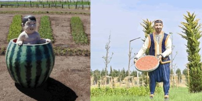 Diyarbakır'da karpuz heykeli tartışması