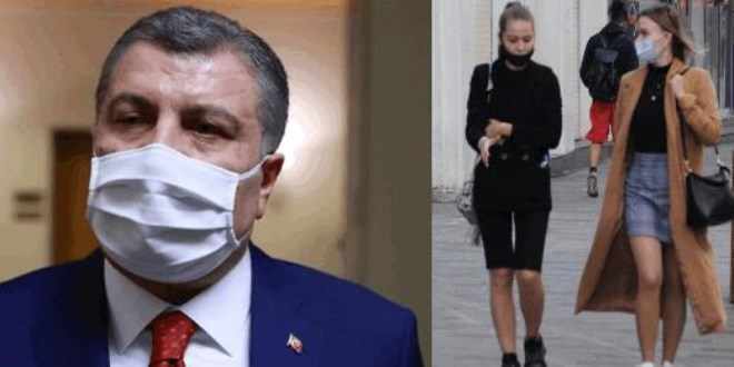 Sağlık Bakanı Fahrettin Koca: Sokakta yalnızken maske takmayın!