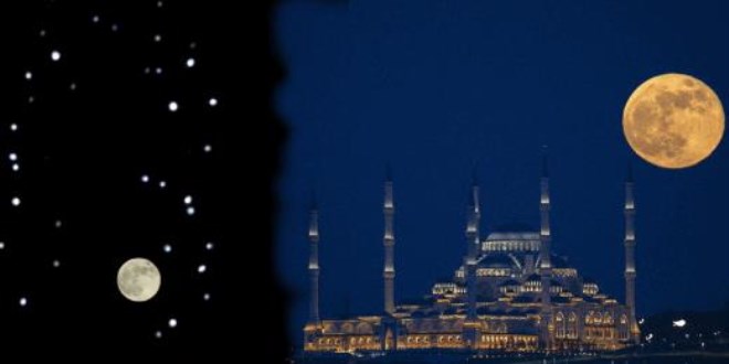 Türkiye'den kartpostallık Süper Ay manzaraları