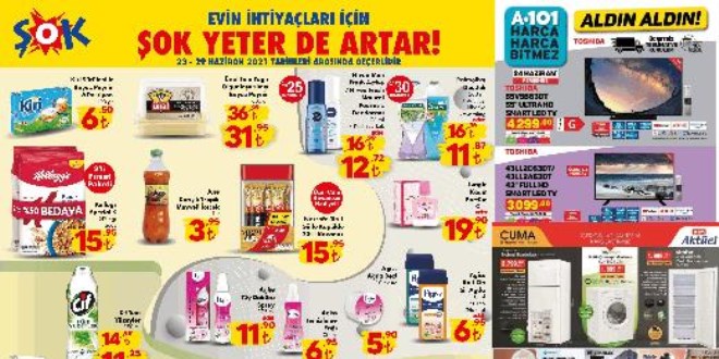 Haftanın fırsat ürünleri (21-25)