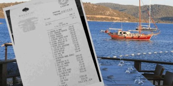 50 tl'lik lahmacundan sonra bin liraya su: 26 bin lira hesap!