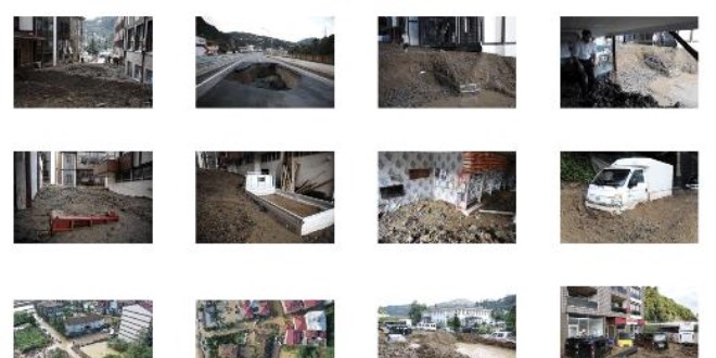 Rize'de sel ve heyelan afetinin hasarı gün ağarınca ortaya çıktı