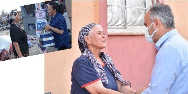 Yangında kül olan umutlar, yardımlaşma ile yeşeriyor