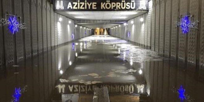 Erzurum'da şiddetli dolu: Yollar beyaza büründü, taşkınlar yaşandı