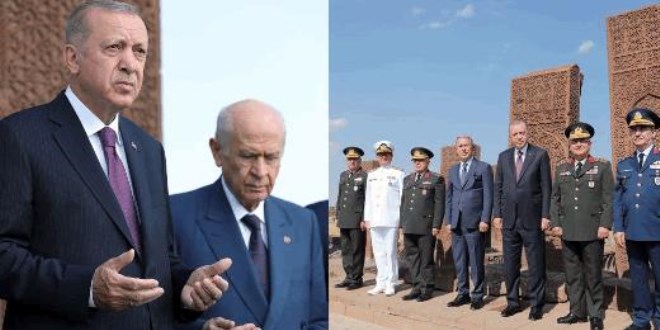 Erdoğan ve Bahçeli Ahlat'ta