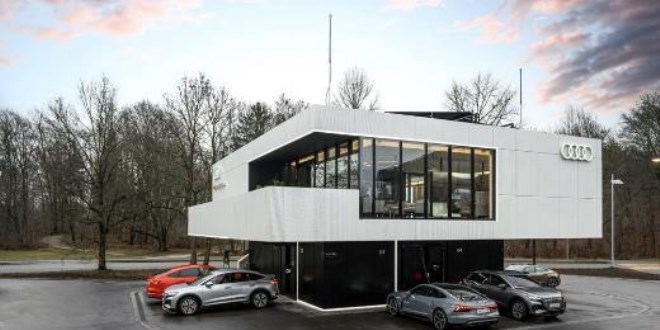 Audi'den şarj merkezi konsepti: Dünyada bir ilk