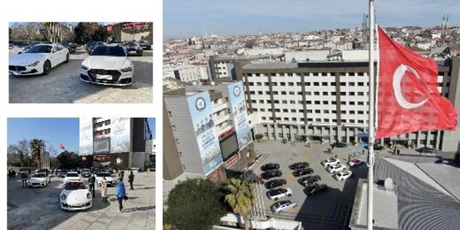 Emniyet müdürlüğünün bahçesi galeriye döndü