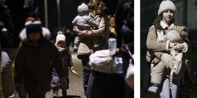 Saldırılardan kaçan binlerce kişi Polonya'ya geçti