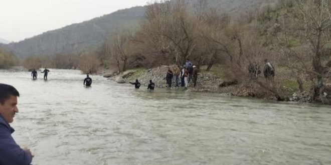 Hakkari'de çaya düşüp kaybolan asteğmen aranıyor