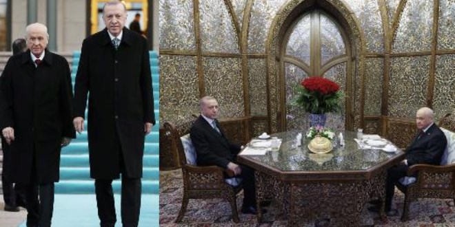 Erdoğan ve Bahçeli iftarda buluştu