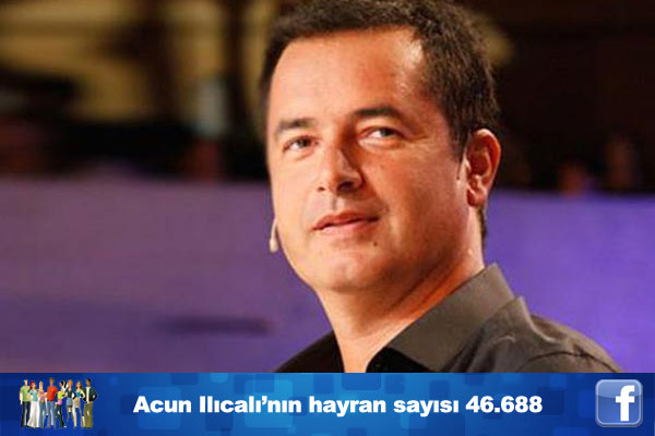 Ünlülerin facebook'taki hayran sayıları ...