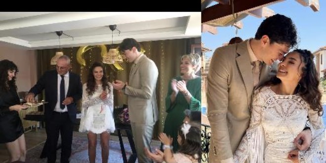 Ebru Şahin ve Cedi Osman nişanlandı