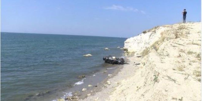 Haciz gelen otomobilini uçurumdan attı