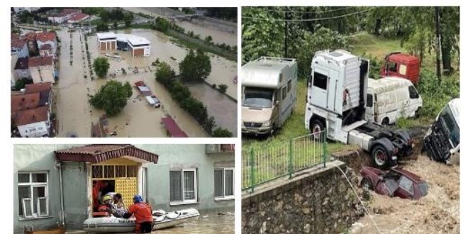 Evleri boşaltın sel var durum fena!