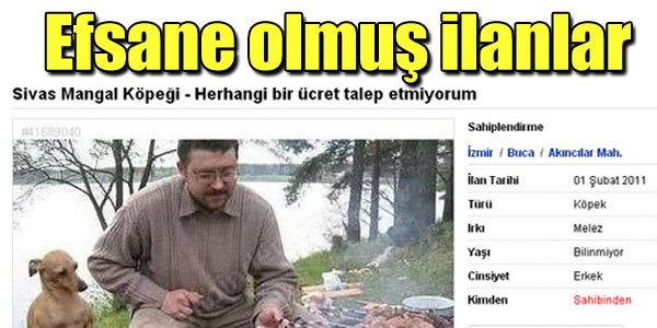 Efsane olmuş ilanlar