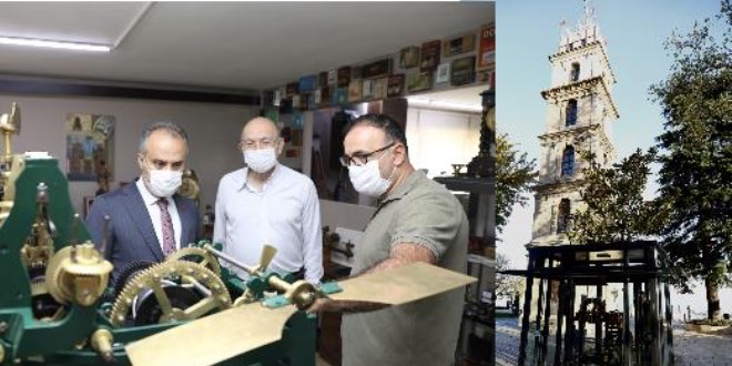 Tarihi Tophane'de zaman tıkır tıkır işliyor