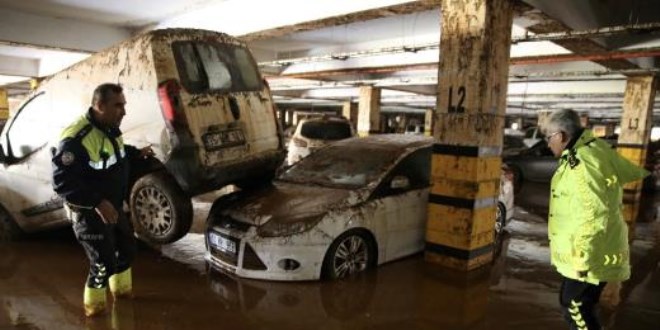 Sel faciasının boyutu otoparkta ortaya çıktı