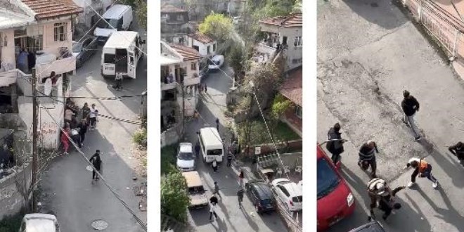 Nişan atma kavgasında ortalık savaş alanına döndü