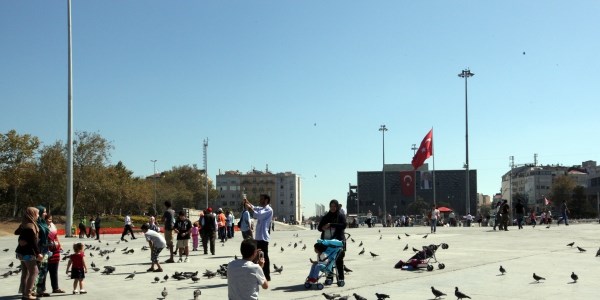 Taksim yayalaştırma projesi tamamlandı