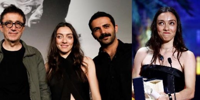 Cannes'da en iyi kadın oyuncu ödülünü aldı