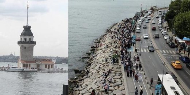 Kız Kulesi'nde ücretsiz son gün yoğunluğu