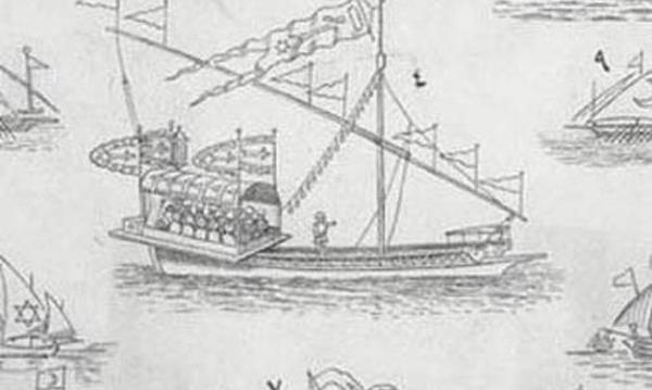 İlk vapur, İkinci Mahmud zamanında ve 1827 yılında satın alınmış olup halk arasında 'Buğu gemisi' adıyla anılmıştır.