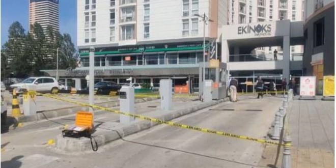 Otopark kapısının açılmamasına sinirlendi, havaya ateş açtı