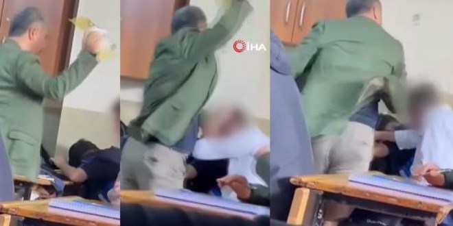 Öğretmen, öğrencisini kitapla dövdü