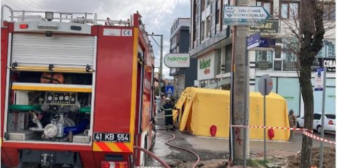 Kargo şubesinde kimyasal sızıntı paniği