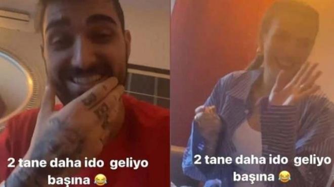 Eşi ile bir video çeken İdo Tatlıses, "Az önce cinsiyeti söyledik. İki erkek bebek bekliyoruz.İki tane daha İdo geliyor başına" diyerek esprili bir paylaşıma imza attı.