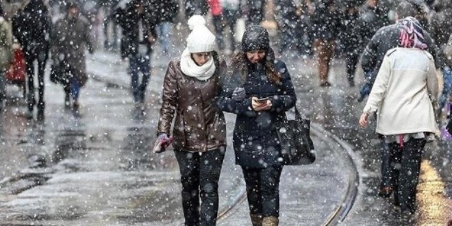 İstanbul'a kar geliyor