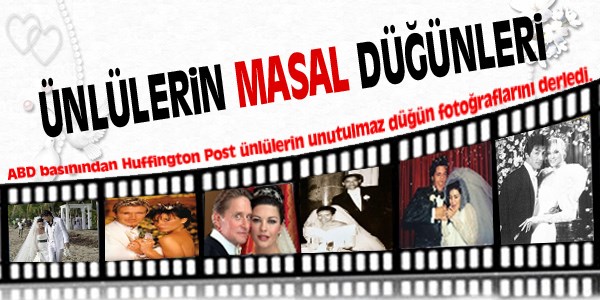 Ünlülerin masal düğünleri