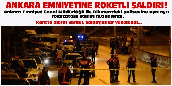 Ankara'da polisevine hain saldırı