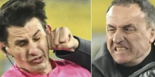 Halil Umut Meler'e yumruk!